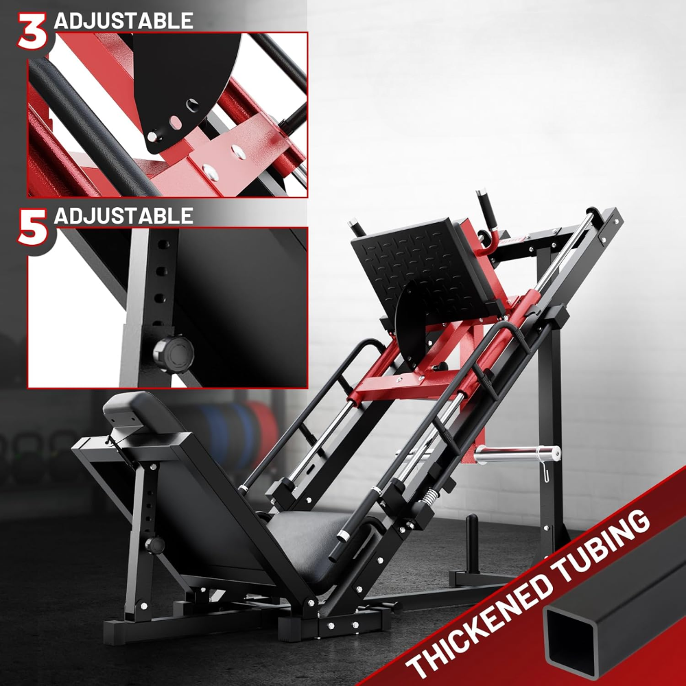 Hack Squat & Press Machine – Full Lower Body Workout