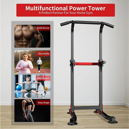 Multi-Use Pull-Up & Dip Station – Adjustable Home Gym